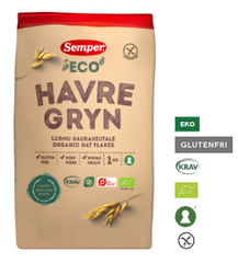 Semper Havregryn Glutenfri 1kg