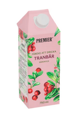 Premier Tranbär Bärdryck 750ml