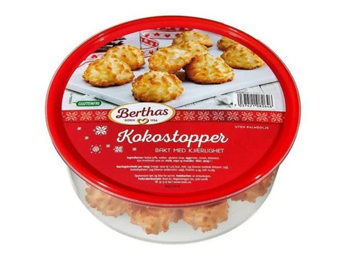 Berthas Kokostopper 360g