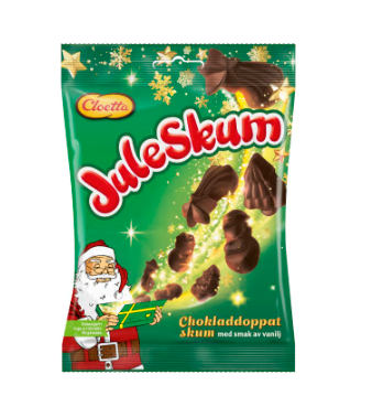 Cloetta Juleskum Chokladdoppat 140g Julbeställning