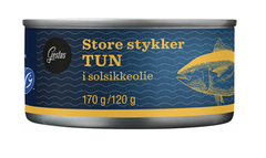 Gestus Store Stykker Tun i Solsikkeolie 170g