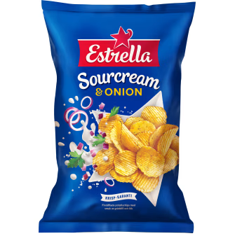 Estrella Sourcream Onion Chips 40g