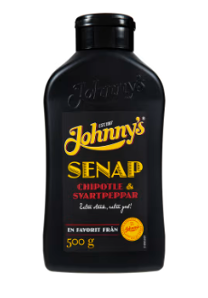 Johnny's Senap Chipotle Svartpeppar 500g