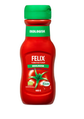 Felix Ketchup Mindre Socker & Salt 480g