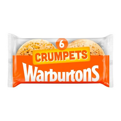 Warburtons Crumpets 6pack 300g