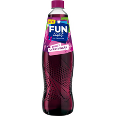 Fun Light Svartvinbär Sockerfri 1l