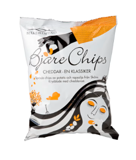 Bjärechips Cheddar 200g