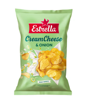 Estrella Chips Cream Cheese & Onion 275g