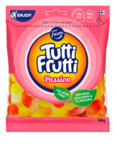 Fazer TuttiFrutti Passion 180g