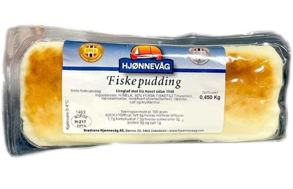 Hjønnevåg Fiskepudding 450g