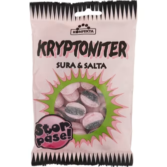 Konfekta Kryptoniter Storpåse 120g