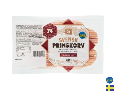 Garant Prinskorv 240g Julbeställning