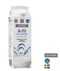 Garant A-fil Naturell Laktosfri 3% 1l