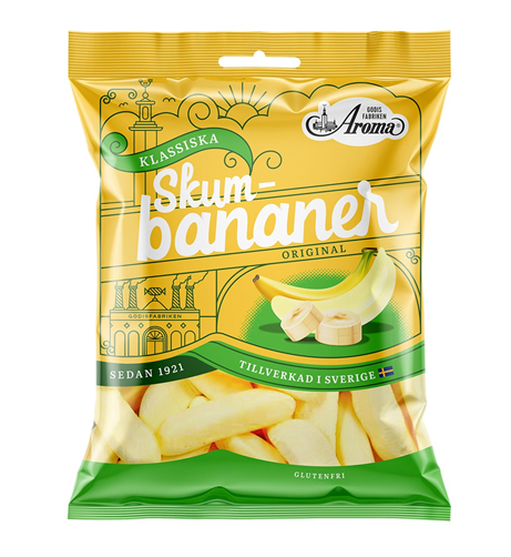 Aroma Skum-Banan Glutenfri 110g