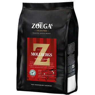 Zoegas Mollbergs Frijoles Enteros Tostados Oscuros 450g