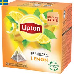 Lipton Lemon Tea Pyramid Black Tea 20p