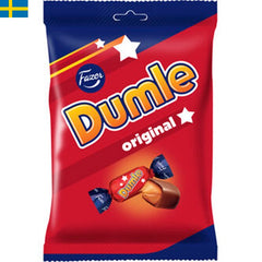 Fazer Dumle Original, Kola doppad i mjölkchoklad. Snabb leverans till din dörr i hela Spanien och Portugal på 24-72 timmar. 