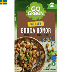 Gogreen Bruna Bönor är rika på protein och fiber. Packade och odlade i Sverige.