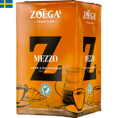 Zoégas Mezzo Mellanrost 450g är gjort på bönor från Latinamerica och har inslag av nougat och gröna druvor. Leverans till din dörr i Spanien och Portugal.