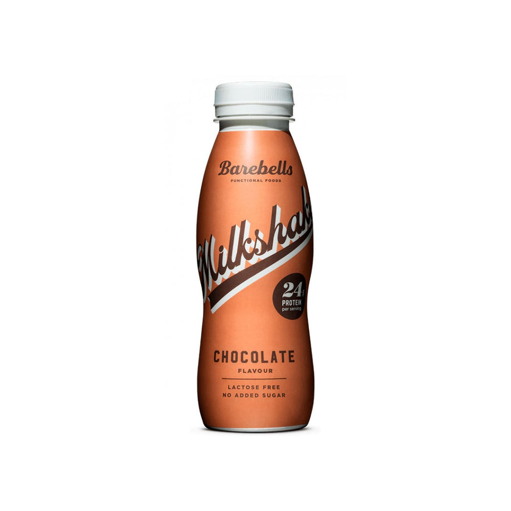 Barebells Milkshake Chocolate är en god och proteinberikad dryck. Innehållande hela 24g protein per flaska. Leverans till din dörr i Spanien och Portugal.