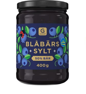 Blåbärssylt 50% Bär Garant400g