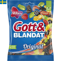 Gott & Blandat Original Malaco Snabb leverans till Portugal och Spanien