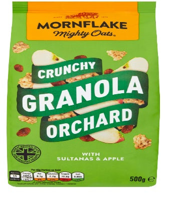 Mornflake crunchy granola orchard 500g