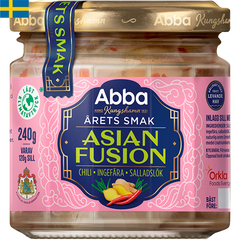 Asian Fusion Sill är årets smak från Abba. Chili, Ingefära, Salladslök är några av ingredienserna och perfekta för dig som vill prova något nytt!