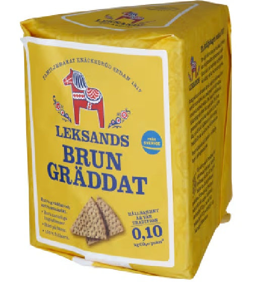 Brungräddat Knäckebröd Leksands200g