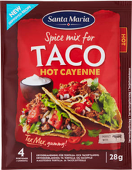 Taco Santa María Cayena Picante 28g