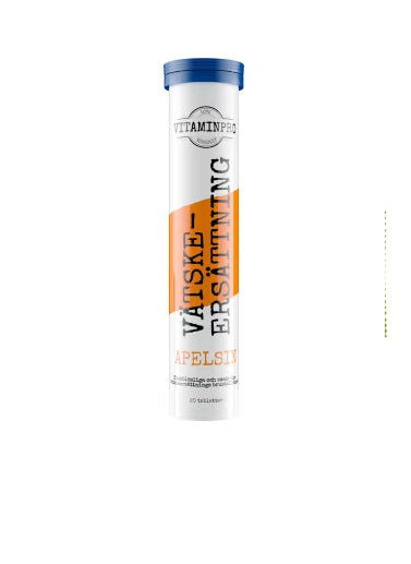 Apelsin Vätskeersättning Brustablett Vitaminpro20st
