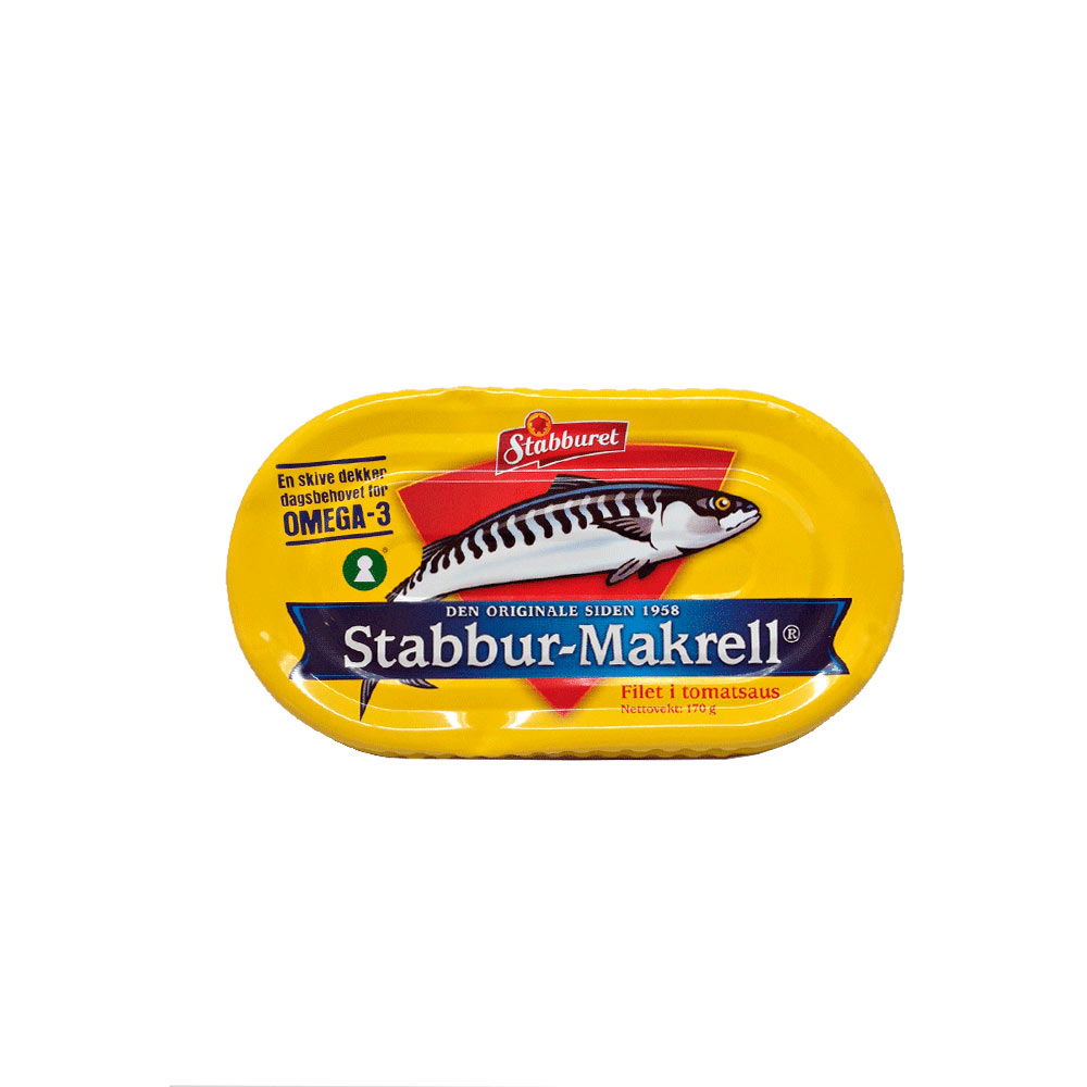 Stabbur Makrell i Tomatsaus 170g