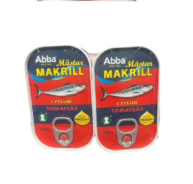 ABBA Mästar makrill i fyllig tomatsås 110g