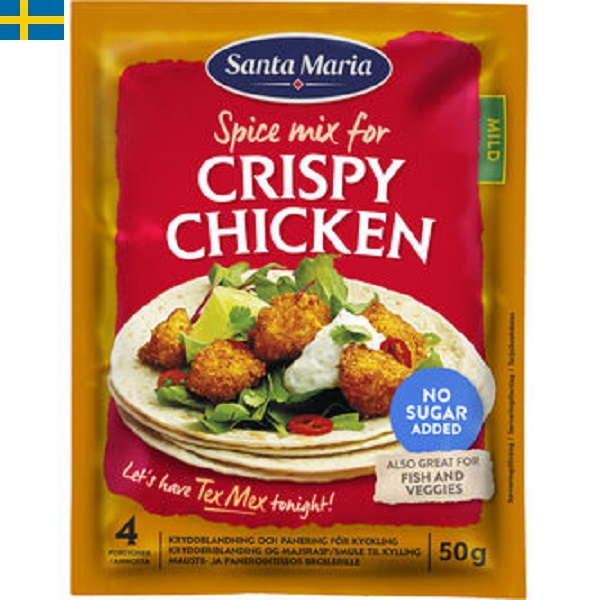 Santa Maria Crispy Chicken Spicemix 50g