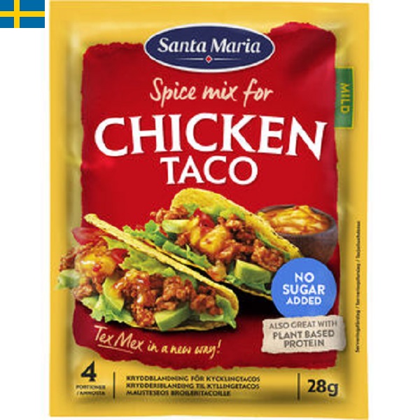 Santa Maria Chicken Taco Spicemix 28g