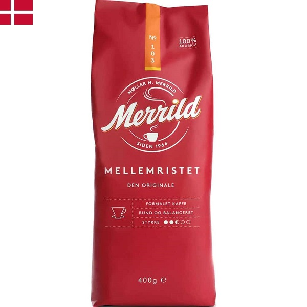Merrild Original Rød Nr. 103 Kaffe 500g